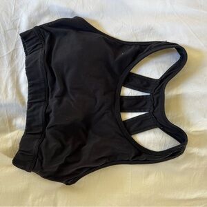 NVGTN Black Strappy Sports Bra